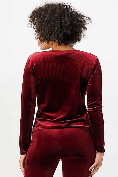 Velvet Full Sleeve with Leggings